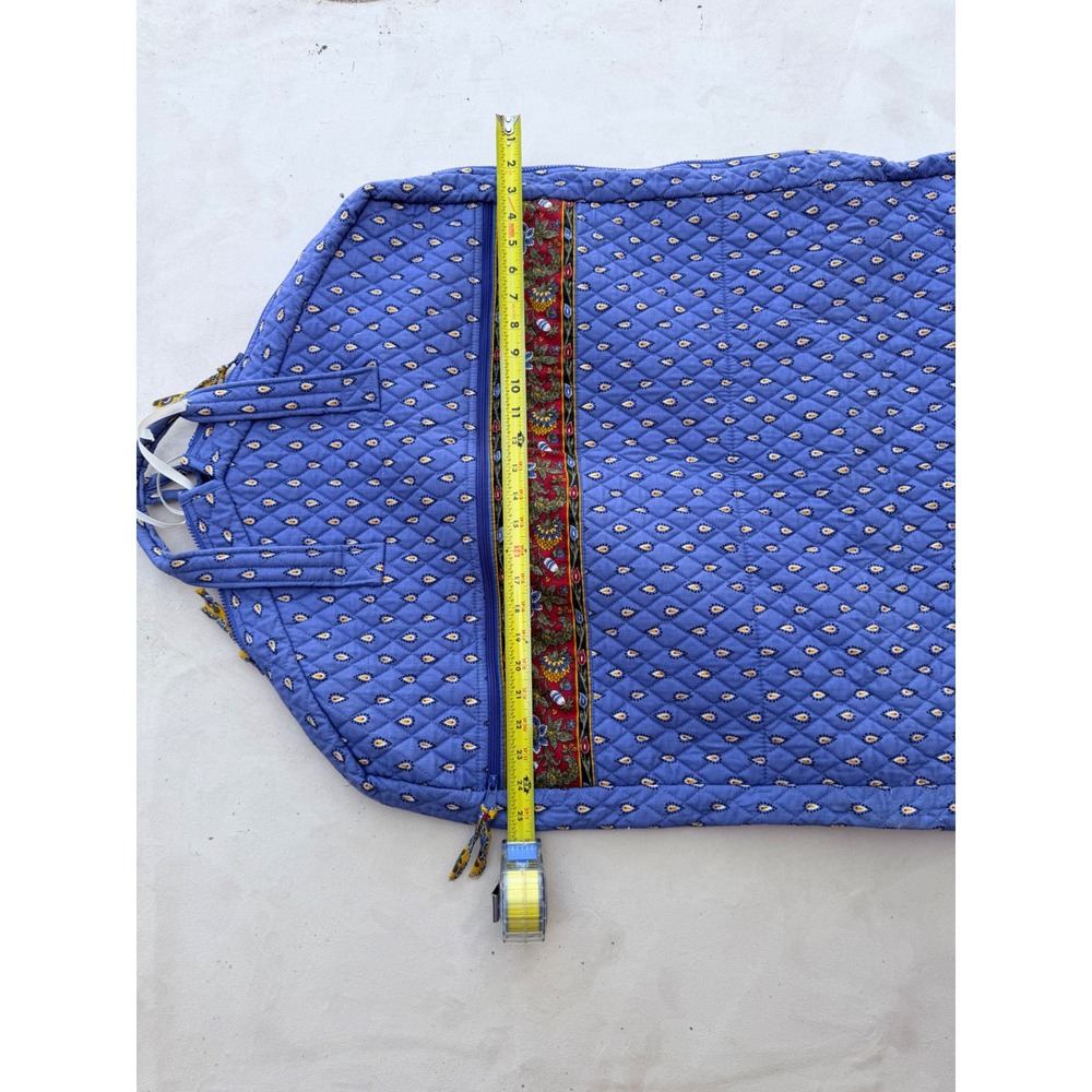 Vera Bradley Garment Bag French Blue (Retired) Quilted Floral Travel Luggage - Picture 8 of 8